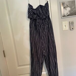 Aerie strapless romper linen